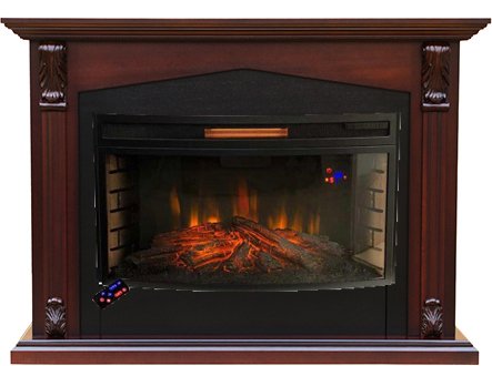 

Каминокомплект Smolcom Praga FS33/FS33W с FireSpace 33W S IR (махагон коричневый антик)
