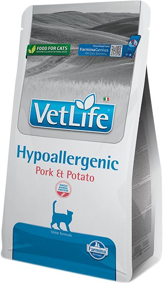 

Сухой корм для кошек Farmina Vet Life Hypoallergenic Pork & Potato (гипоаллергенный с картофелем и свининой) 1.5 кг