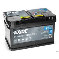 Автомобильный аккумулятор Exide Premium EA722 (72 А/ч)