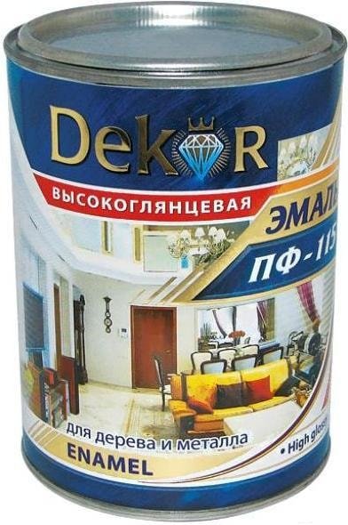 

Эмаль Dekor ПФ-115 1.8кг (красный)