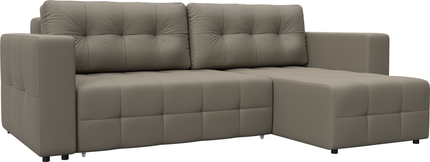 

Угловой диван Лига диванов Лига-075 универсальный 130009 (экокожа Grifon 04 бежевый)