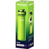 Бутылка для воды АКВАФОР Сити 500 мл (зеленый)