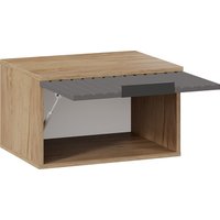 Тумба для обуви Трия Хилтон №4 251068 (дуб крафт золотой/графит матовый)