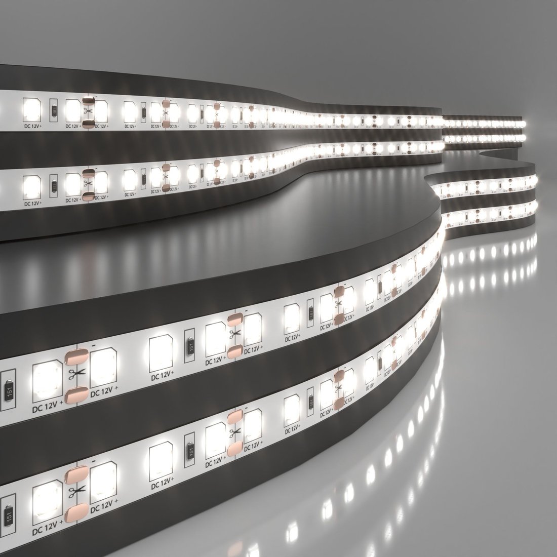 

Светодиодная лента Elektrostandard 12V 9.6W 120Led 2835 IP20 дневной белый a043972