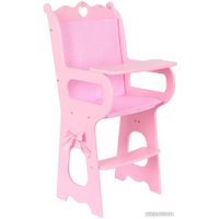 Стульчик для кукол Leader Toys Diamond Princess для кормления 72119 (розовый)
