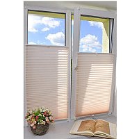 Плиссе Delfa Basic Crush СПШ-38511 (34x160, коралловый)