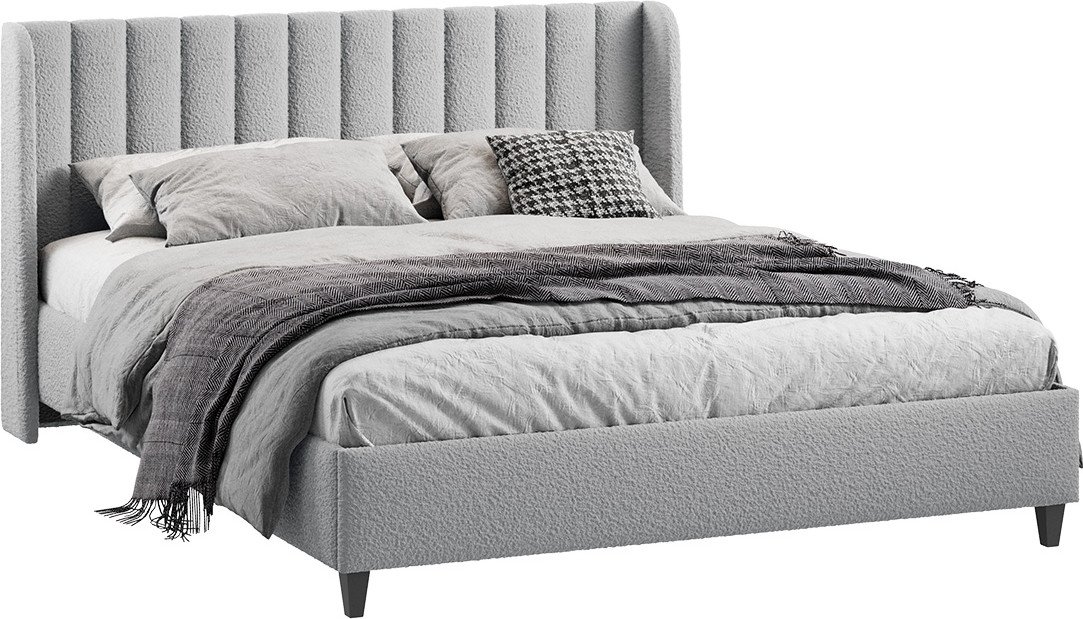 

Кровать Трия Шанель с ПМ 1600 Тип 1 (экомех BravoASH Lite Grey)