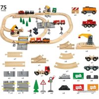 Набор железной дороги BRIO Грузоперевозки с самодвижущимся поездом 33165