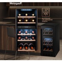 Винный шкаф Weissgauff WWCI-26 DB DualZone