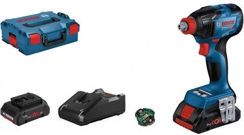Гайковерт Bosch GDX 18V-210 C Professional 06019J0203 (с 2-мя АКБ, кейс)