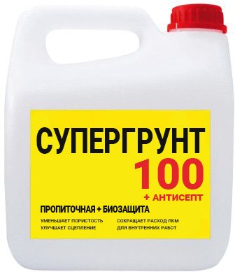 

Латексная грунтовка Super Decor Супергрунт 100 + Антисепт 1 кг