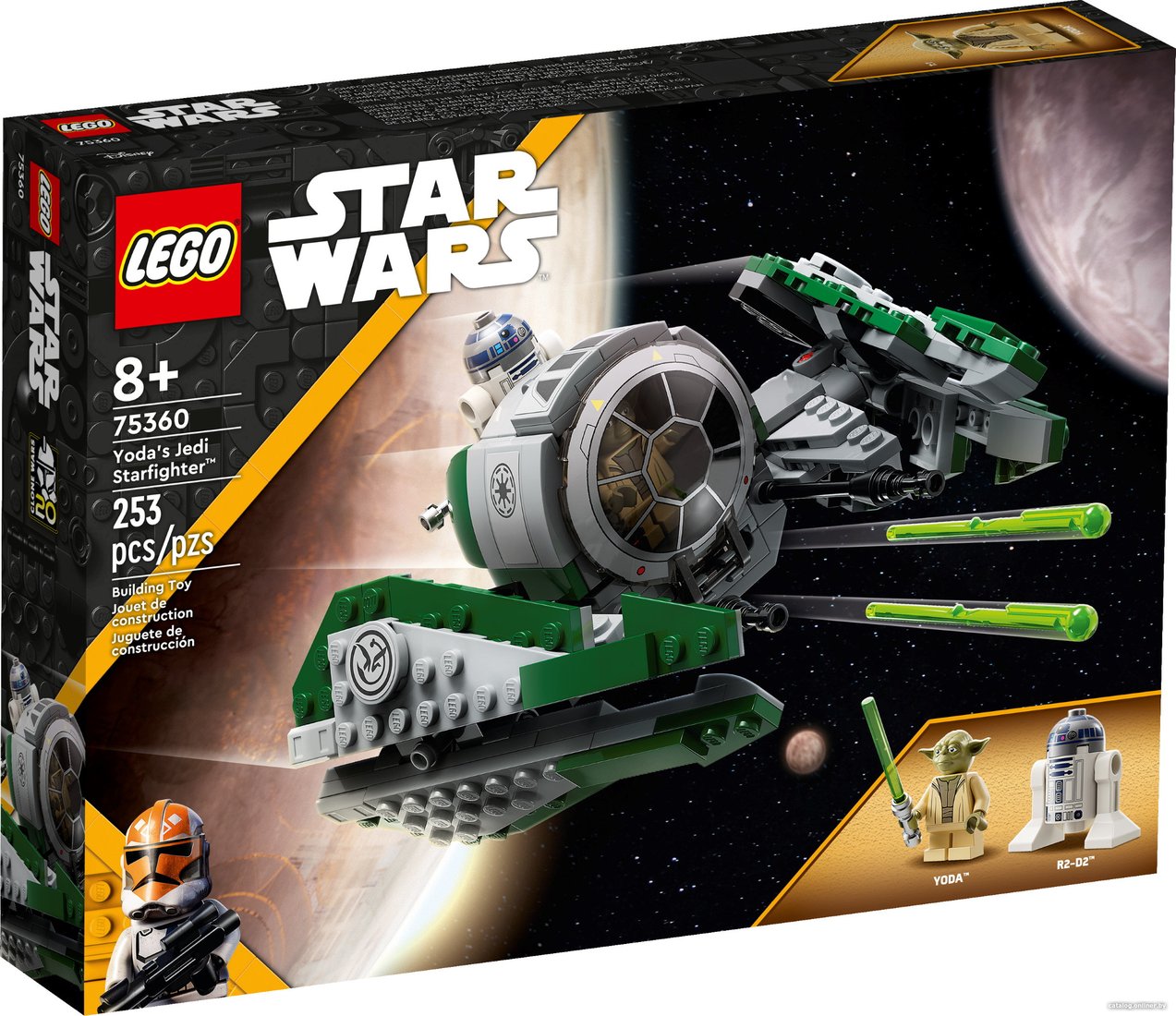 Конструктор LEGO Star Wars 75360 Джедайский истребитель Йоды