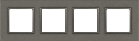 

Рамка ЭРА Elegance 14-5204-16 Б0065845 (титан)