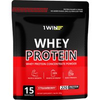 Протеин сывороточный (изолят) 1WIN Whey Protein (клубника, 450г)