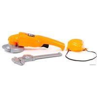 Набор инструментов игрушечных Полесье №24 91123 (шлифовальная машинка, штангенциркуль №2, респиратор)