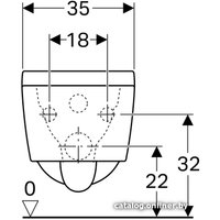 Унитаз подвесной Geberit Xeno2 Rimfree 500.500.01.1 (без сиденья)