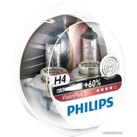 Галогенная лампа Philips H4 VisionPlus 2шт [12342VPS2]