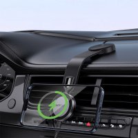 Держатель для смартфона AceFast Fast Wireless Charger Magnetic Car Holder D37