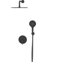 Душевая система  Whitecross Y YSET04TOPBL (черный матовый)