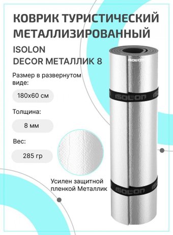 Isolon Decor Металлик 8 (темно-серый)