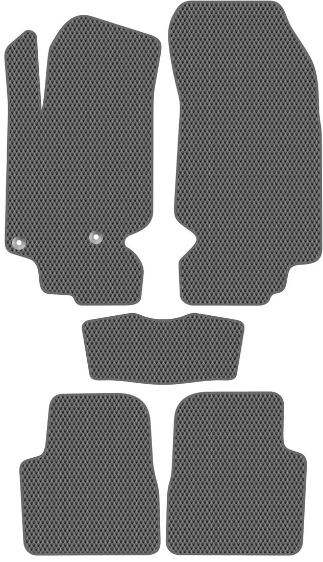 

Комплект ковриков для авто Alicosta Peugeot 2008 (U) II (suv) 2019 - Н.В. (серый, ромб)