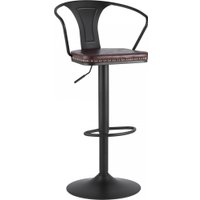 Стул Stool Group Tolix Arms Soft F2535L регулируемый (черный матовый)