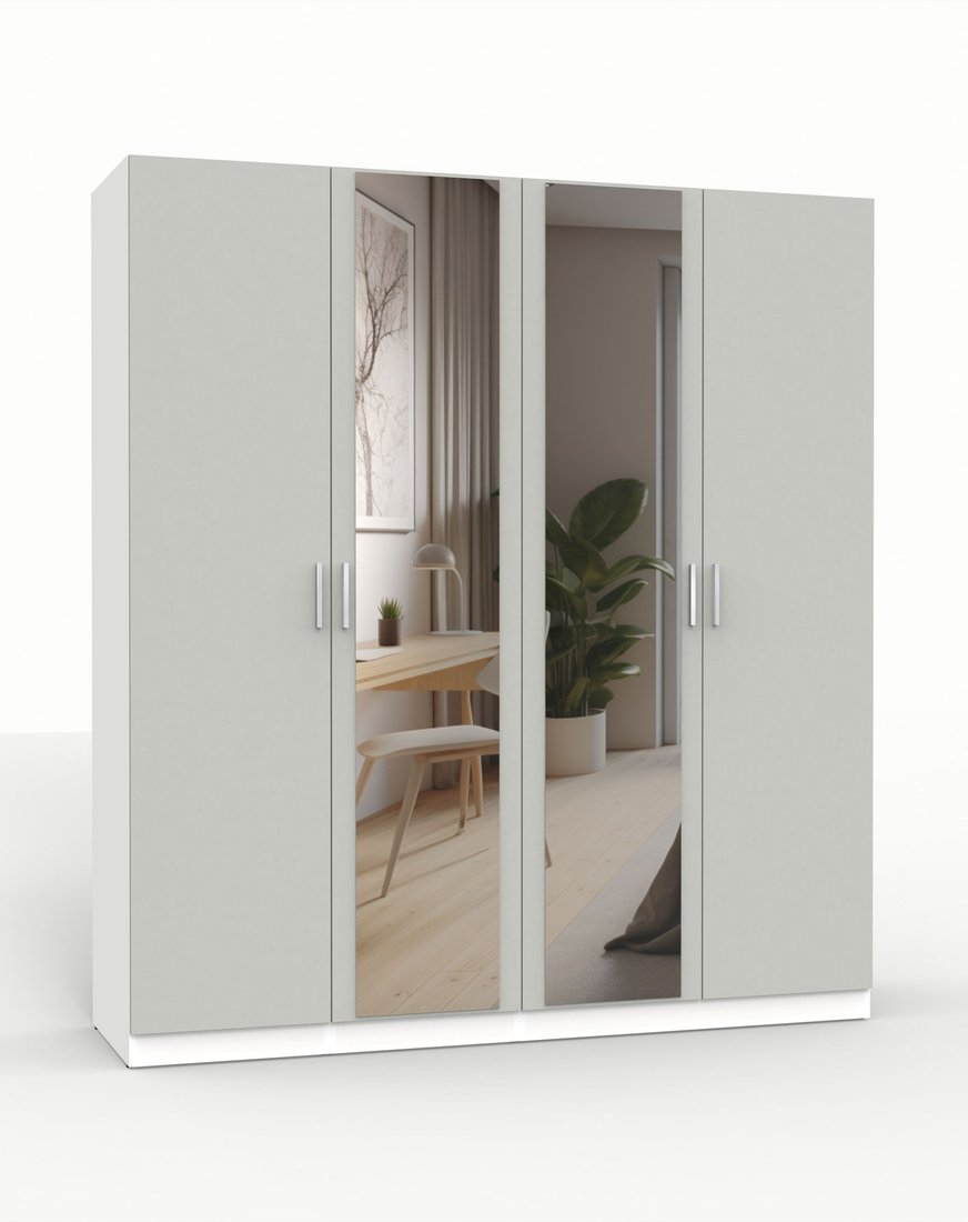 

Шкаф распашной Интермебель Марсель-6 МР 01-06 (шиншилла серая)