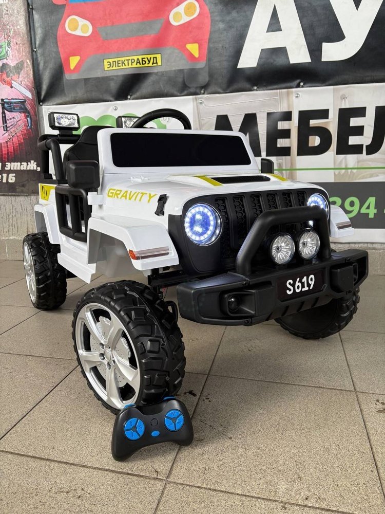 

Электромобиль Baby Driver Jeep T222 4WD (белый)