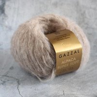 Пряжа для вязания Gazzal Alpaca Super Soft 106 50 г 140 м (бежевый)