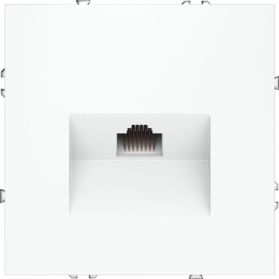 

Розетка компьютерная Voltum S70 VLS060102 (белый матовый)