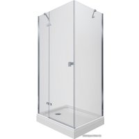 Душевой уголок Triton Брава Хром 120х80 (прозрачное стекло)