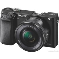 Беззеркальный фотоаппарат Sony Alpha a6000 Double Kit 16-50mm + 55-210mm (черный)