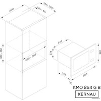 Микроволновая печь Kernau KMO 254 G B