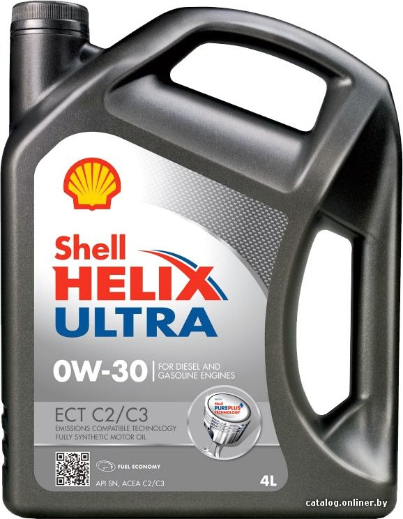 Моторное масло Shell Helix Ultra ECT C2/C3 0W-30 4л