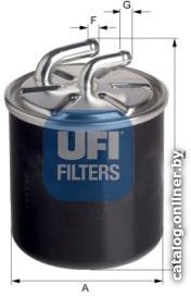 Топливный фильтр UFI 2443600