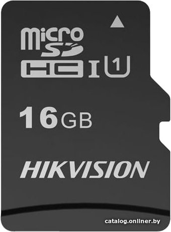 Карта памяти Hikvision microSDHC HS-TF-C1(STD)/16G/Adapter 16GB