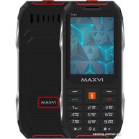 Кнопочный телефон Maxvi T101 (красный)