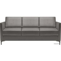Диван Brioli Ганс трехместный (экокожа, L21 серый)