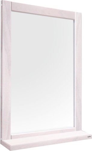 Sheffilton Зеркало с полкой Альберо SHT-М2 (беленый)