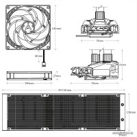 Жидкостное охлаждение для процессора Arctic Liquid Freezer II 420 ACFRE00092A