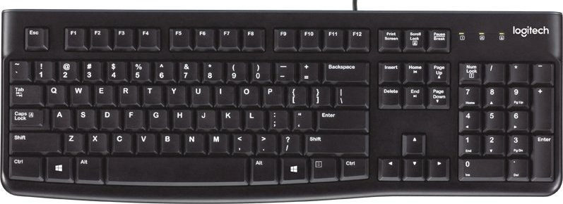 Клавиатура Logitech K120 920-002501 (нет кириллицы)