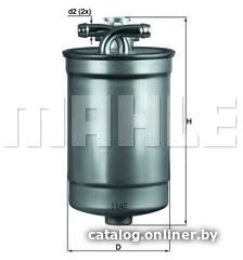 Топливный фильтр Mahle Knecht KL554D