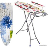 Гладильная доска Nika Белль Классик 2 (БК2) Василек на белом фоне