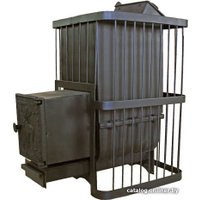 Банная печь ComfortProm Чугун 20м3 закрытая каменка, чугунная дверь