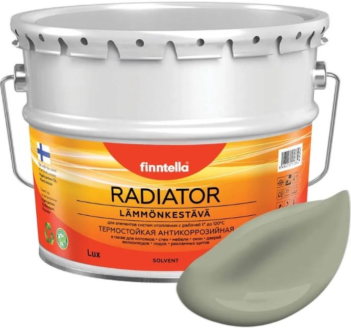 

Краска Finntella Radiator Suojaa F-19-1-3-FL024 2.7 л (серо-зеленый)