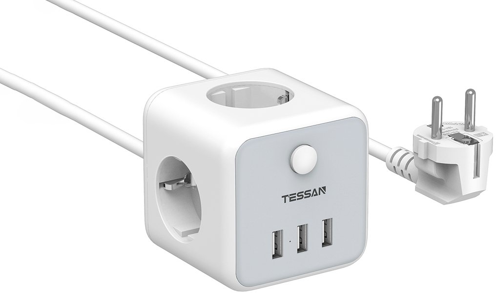 

Сетевой фильтр Tessan TS-301 (серый)