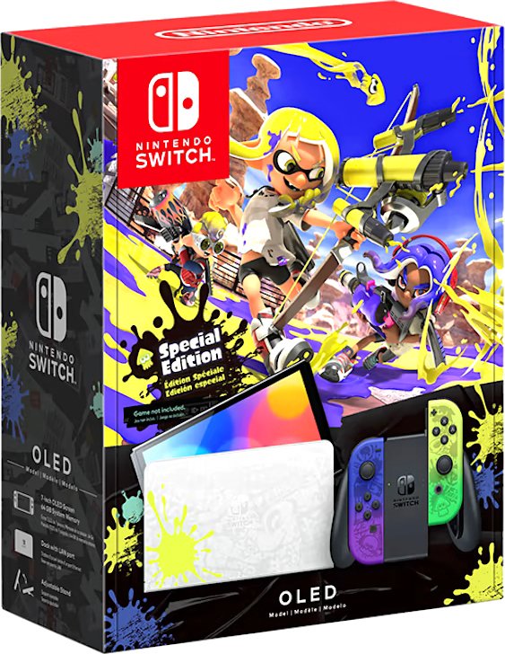 

Игровая приставка Nintendo Switch OLED Splatoon 3 Edition