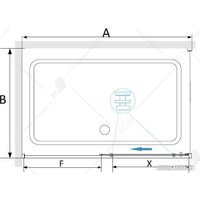 Душевой уголок RGW SV-42B (SV-12B + Z-050-2B) 32324250-014 150x100 (черный/прозрачное стекло)