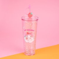 Многоразовый стакан Miniso Sanrio characters Strawberry collection 800мл (розовый/прозрачный)