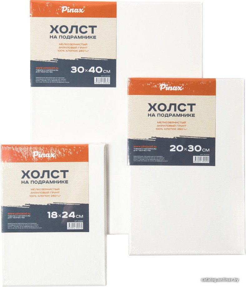 Холст для рисования Pinax 18x24 см 20.1824